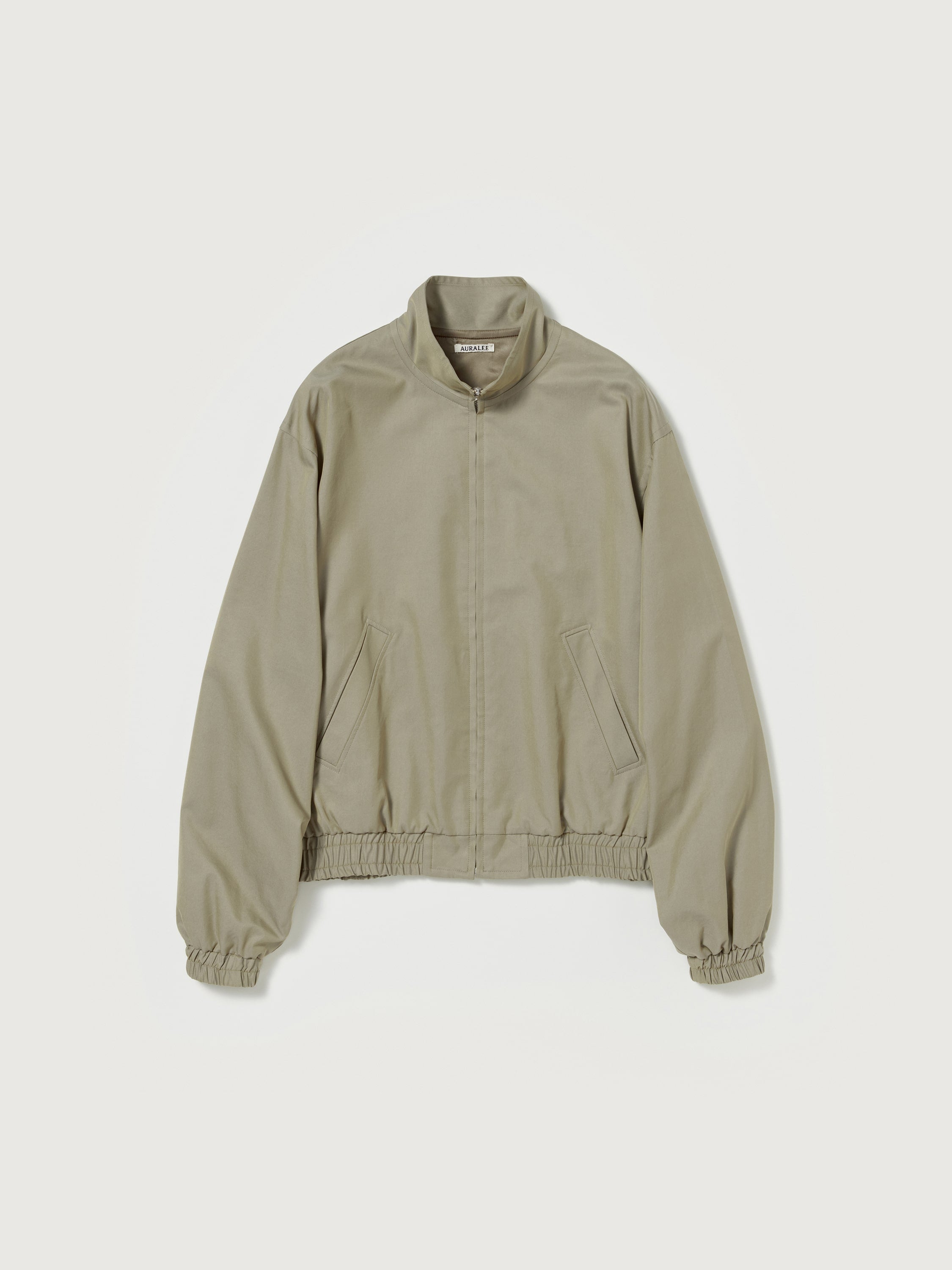 AURALEE WASHED FINX SILK CHAMBRAY BLOUSON – unexpected store