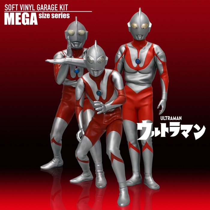 NANKOKU FACTORYのソフビキット第二弾は初代「ウルトラマン」の3タイプ