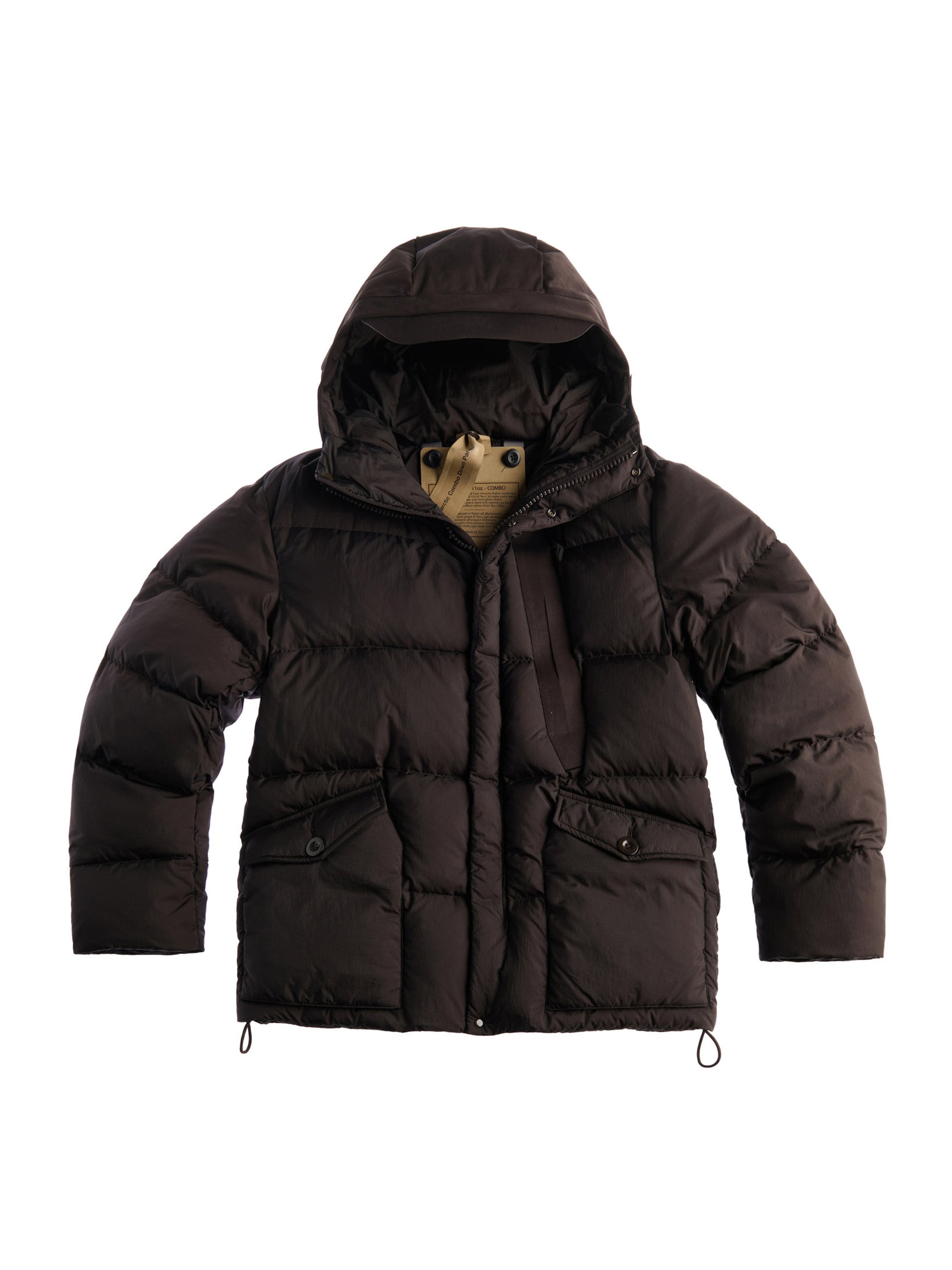 Ten c- テンシー】ANTARCTIC COMBO DOWN PARKA / TURKISH COFFEE