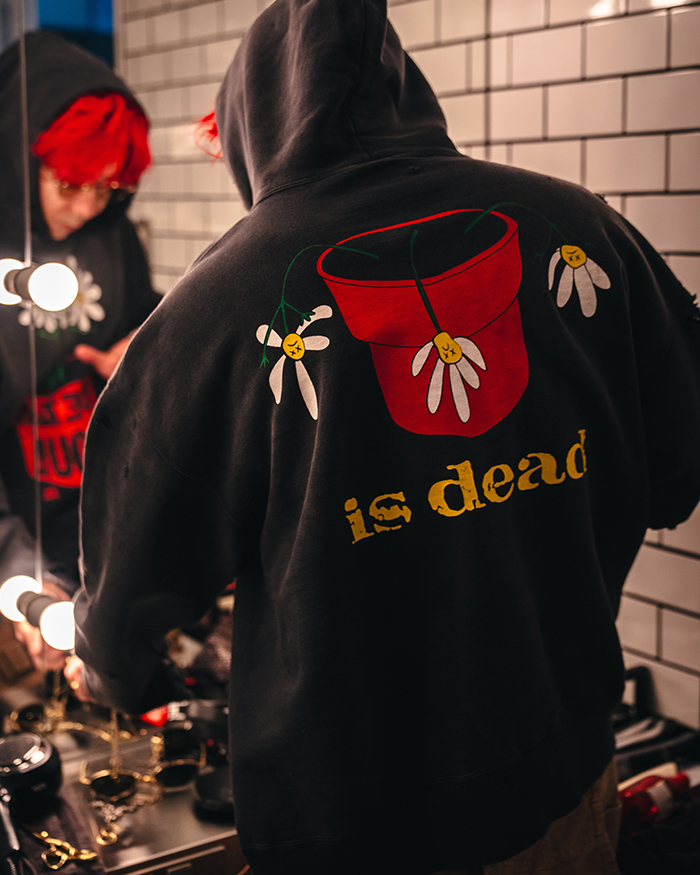 SAINT Mxxxxxx(セントマイケル)DLS_HOODIE/DE LA SOUL / BLK sm-hr1