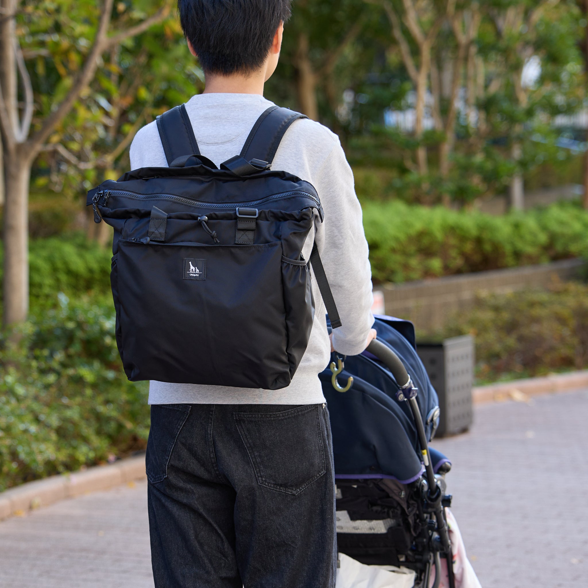 新】マザーズバッグ 高機能 3Way 3点セット