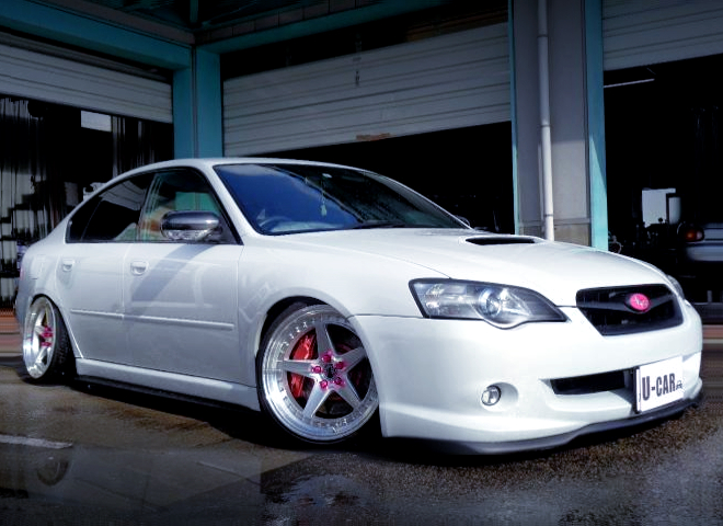 スタンス!前後K2ギアキャリパー!モケット張替ダッシュ!BL5型スバル