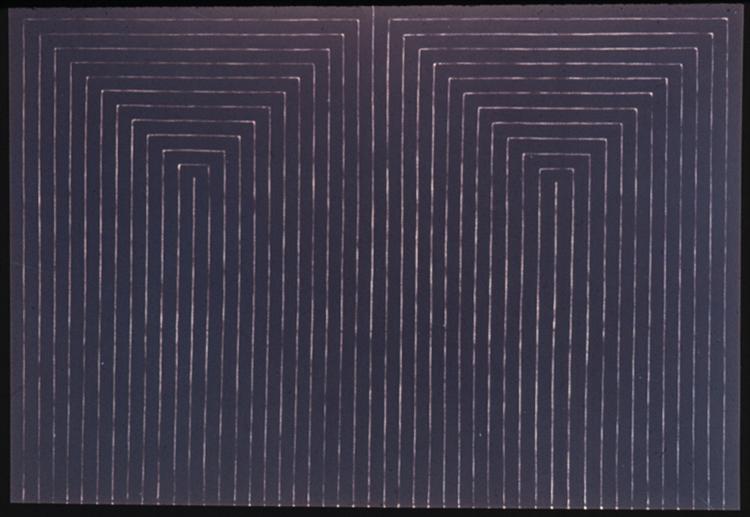The Marriage of Reason and Squalor, 1959 - Frank Stella - WikiArt.org