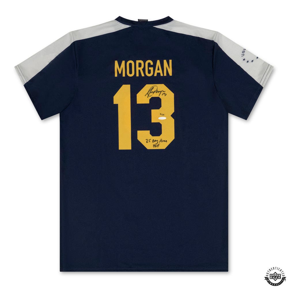 Alex Morgan Autographed San Diego Wave Training Soccer Ball