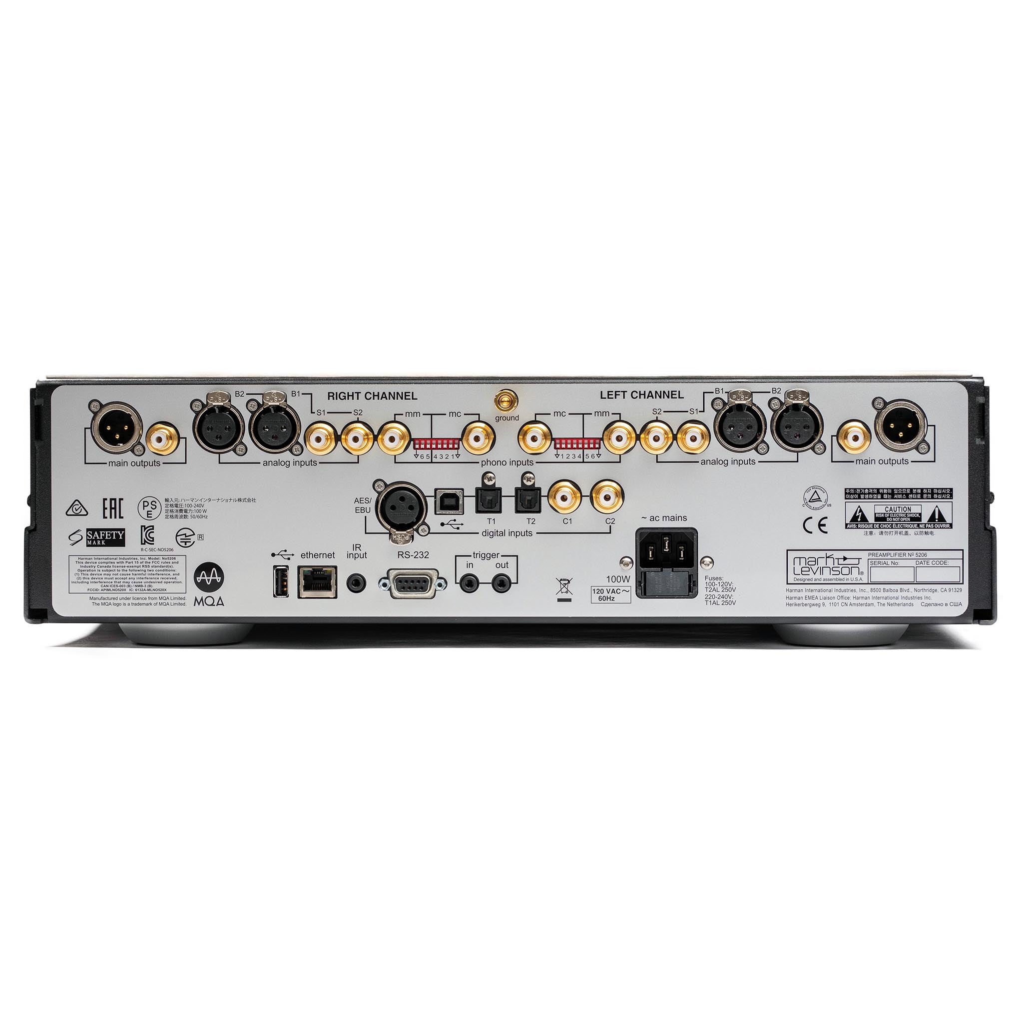 Mark Levinson No. 5206 Preamplifier – Upscale Audio