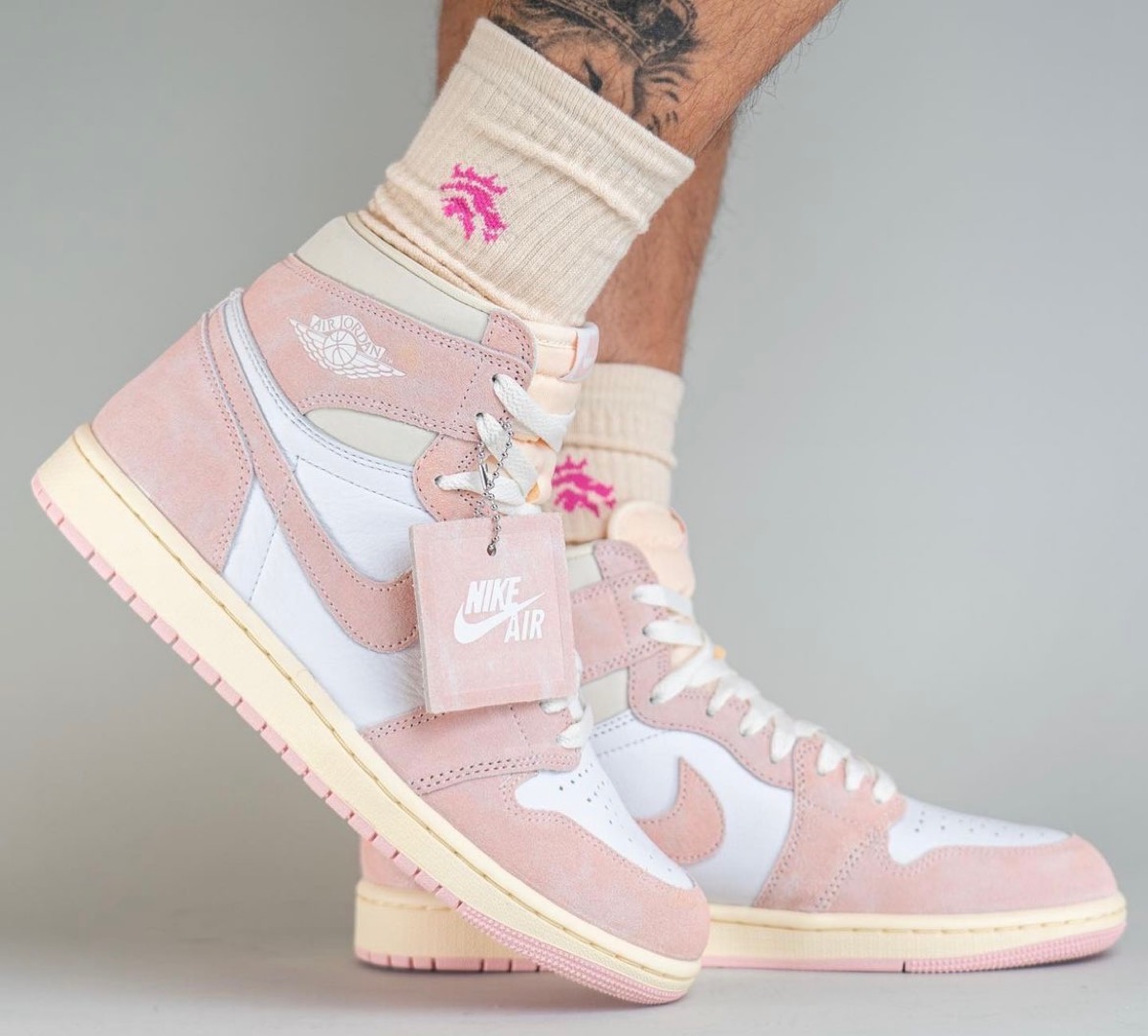 Nike Jordan 1 High OG TD Washed Pinkトドラー Nike TD Air Jordan 1