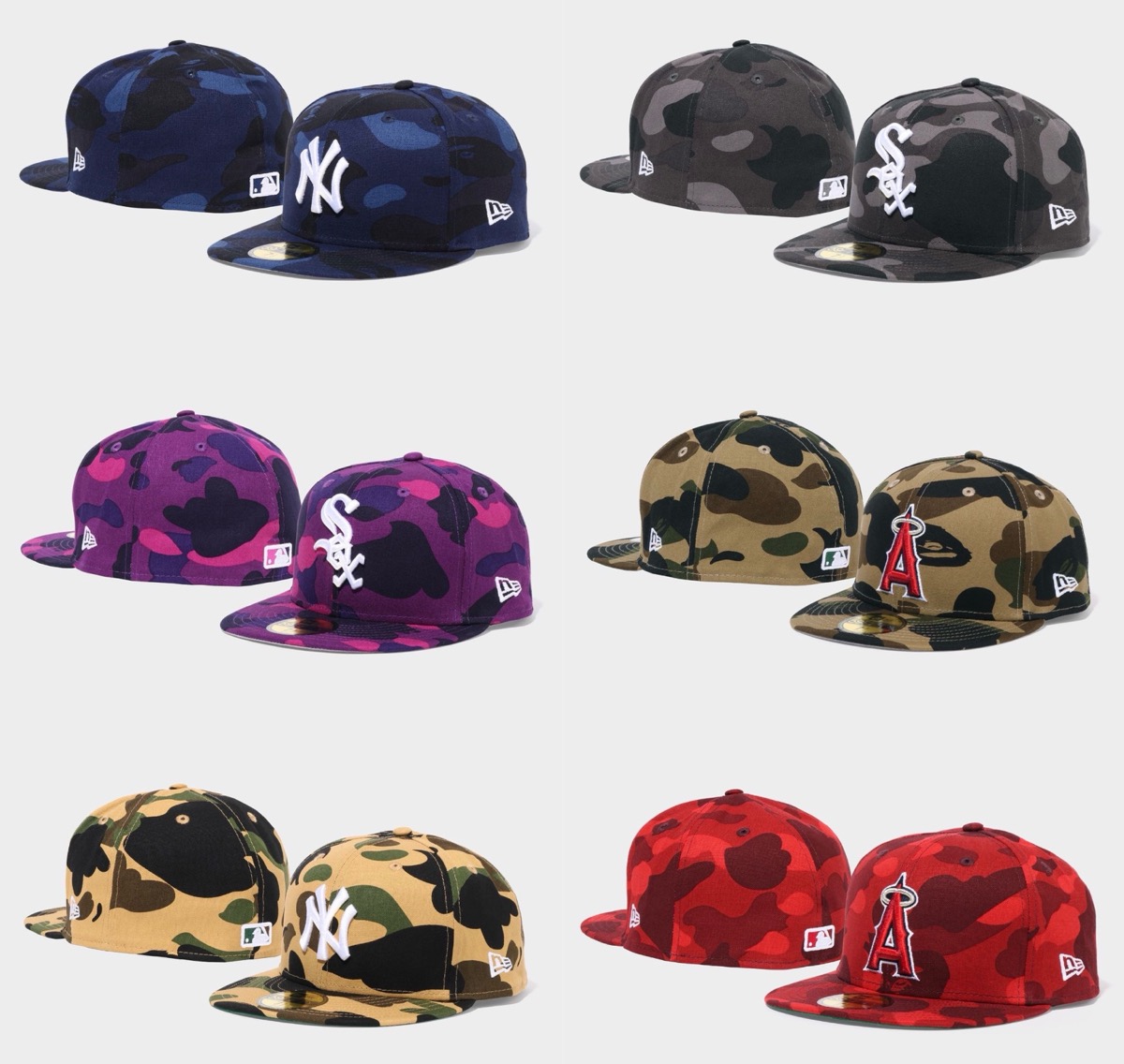 BAPE®︎ × MLB × New Era®︎ コラボキャップ『59FIFTY®︎』が国内3月9