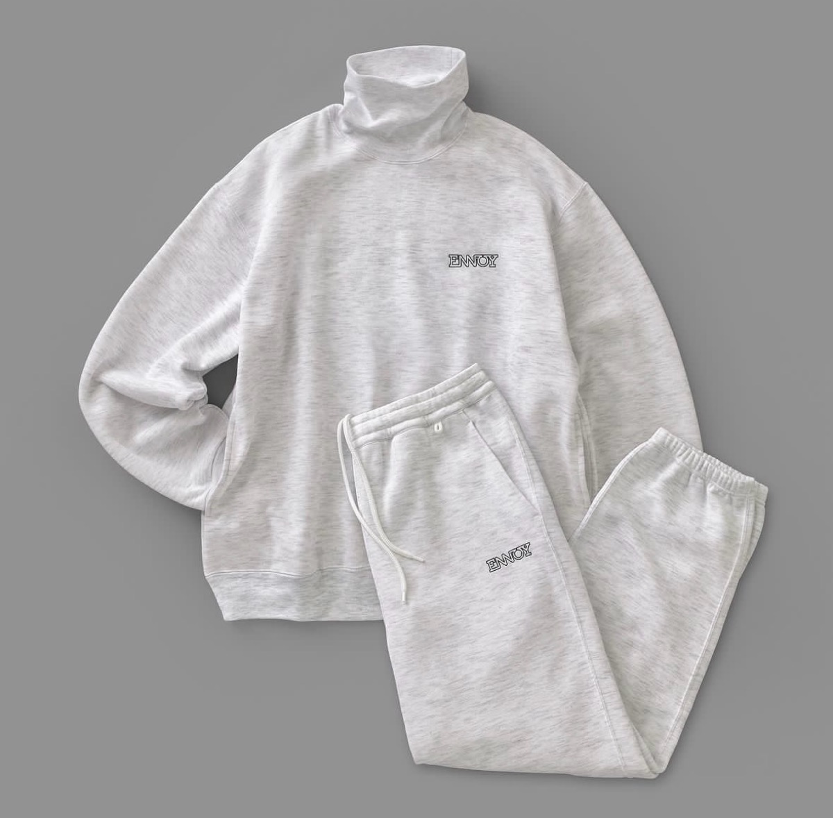 ENNOY x スタイリスト私物『ELECTRIC LOGO TURTLENECK & SWEATPANTS