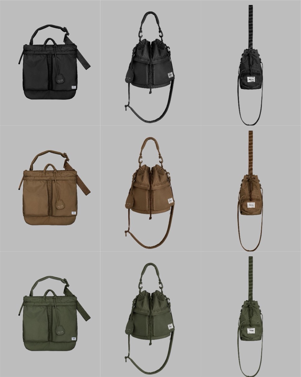 PORTER x HYKE 25FW コラボバッグコレクションが国内12月12日より発売