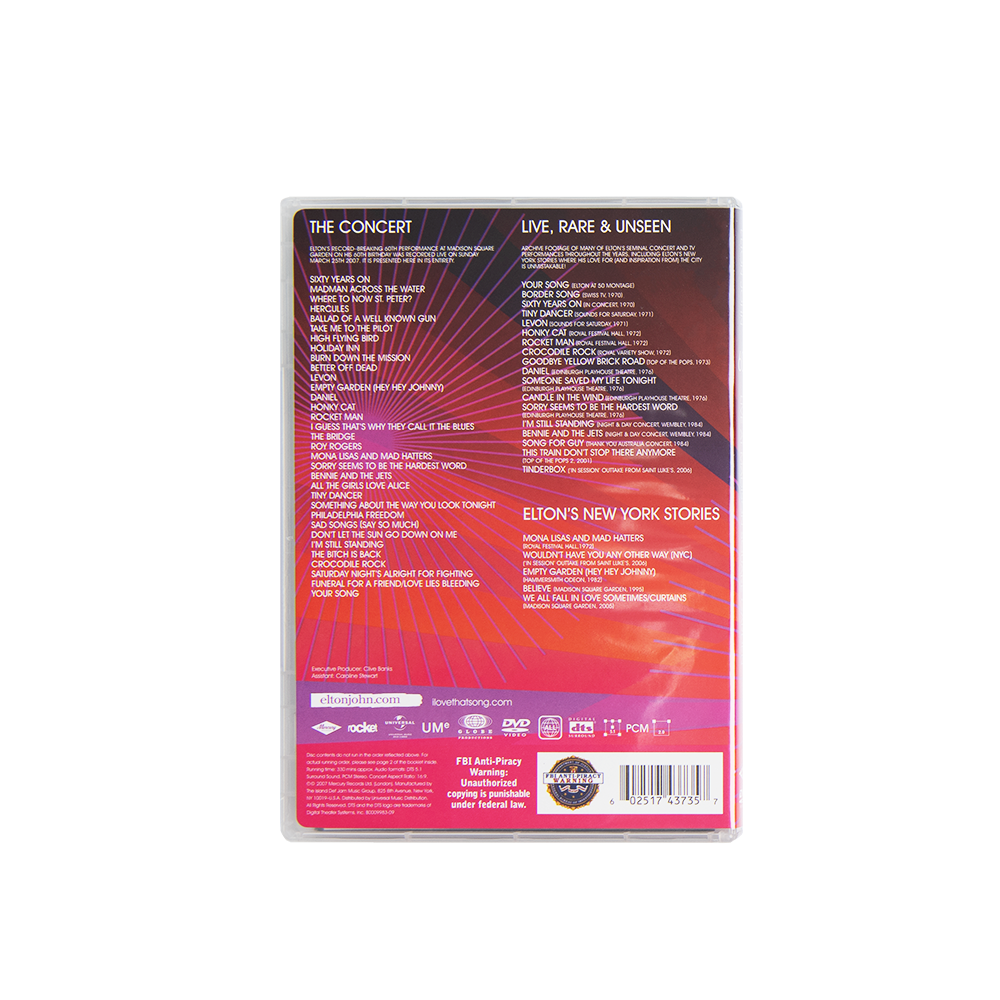 Elton 60 - Live At Madison Square Garden 2DVD - Elton John