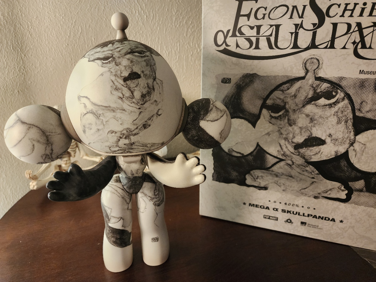 MEGA α SKULLPANDA 400% Egon Schiele | MEGA - POP MART (Canada)