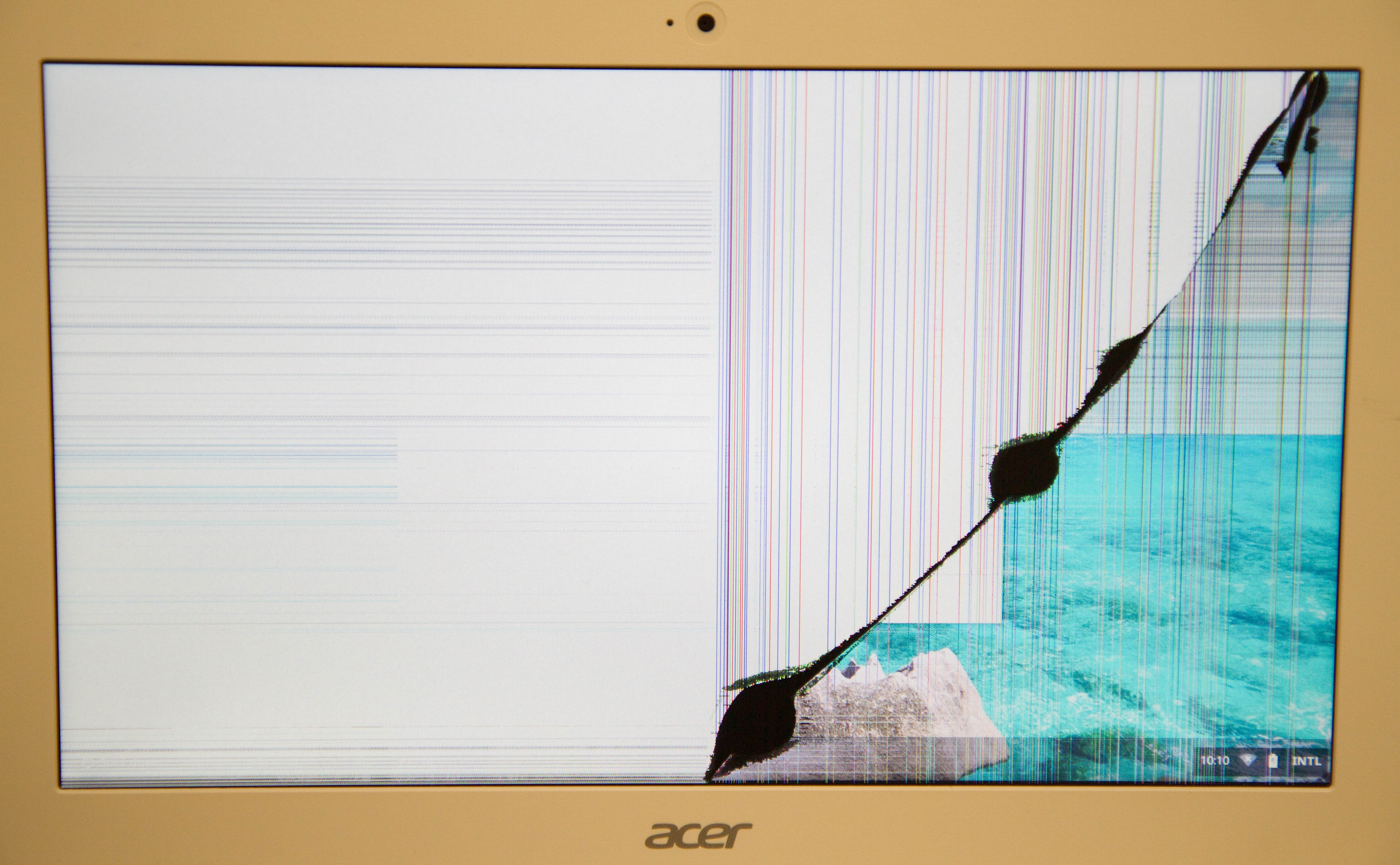 私の液晶パネルが割れているかどうかはどのように伝えることができます