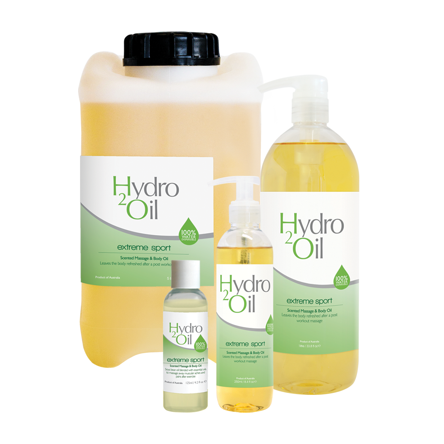 Hydro 2 Oil Extreme Sport Massage Oil | Waxxxpress USA