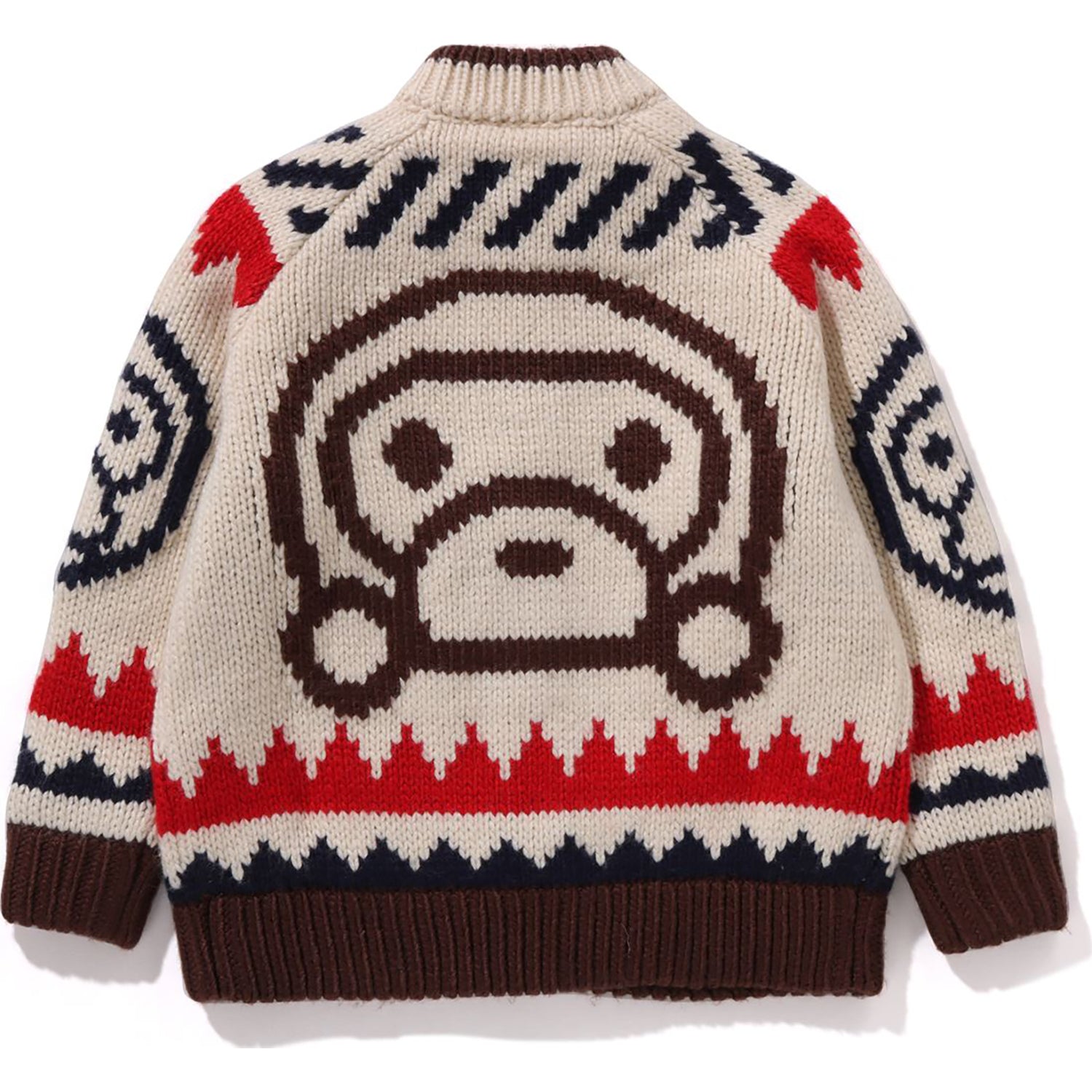 BABY MILO WOOL MIX COWICHAN CARDIGAN KIDS – us.bape.com