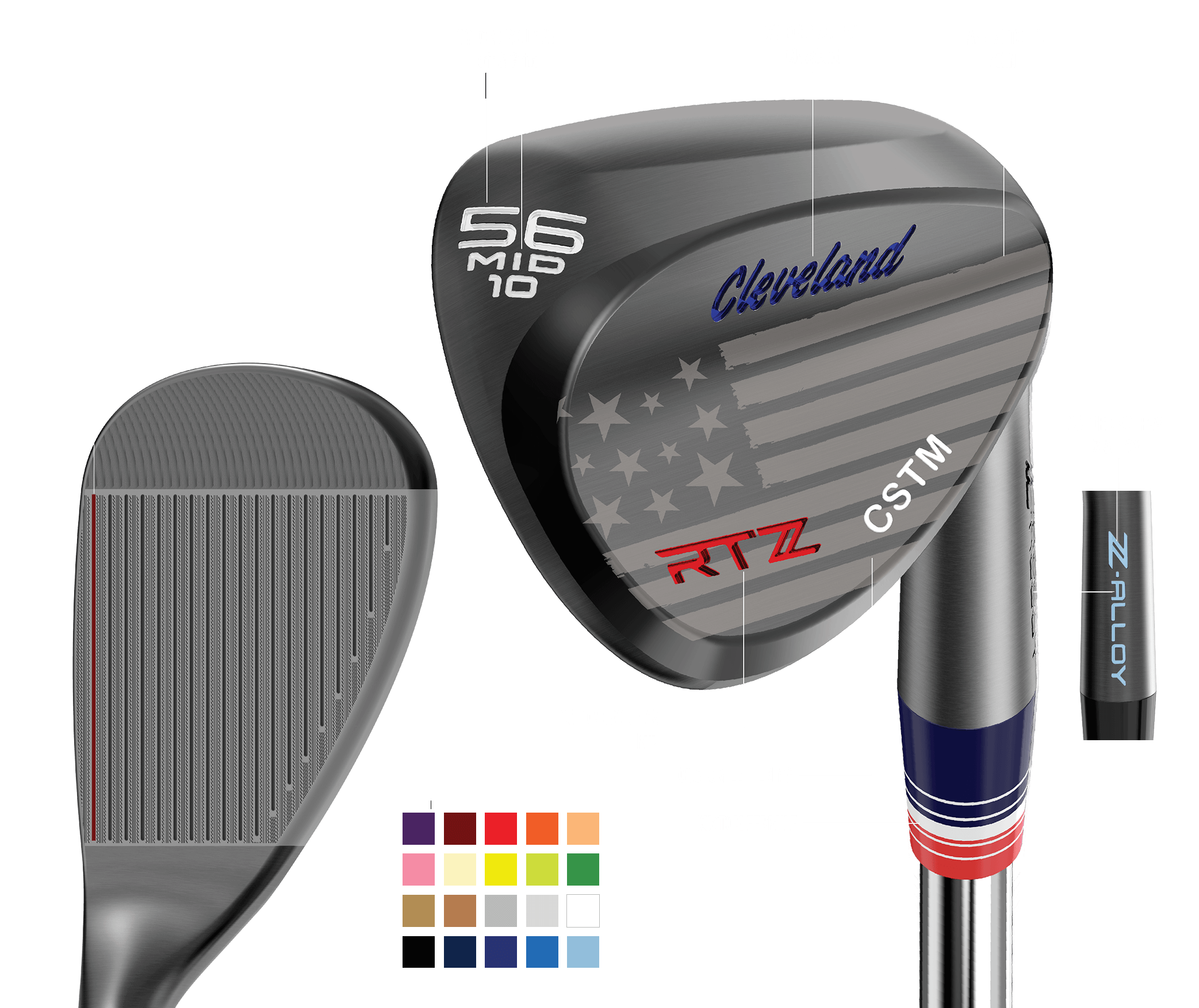 超美品】Cleveland RTZウェッジ 3本セット(50°54°58°)