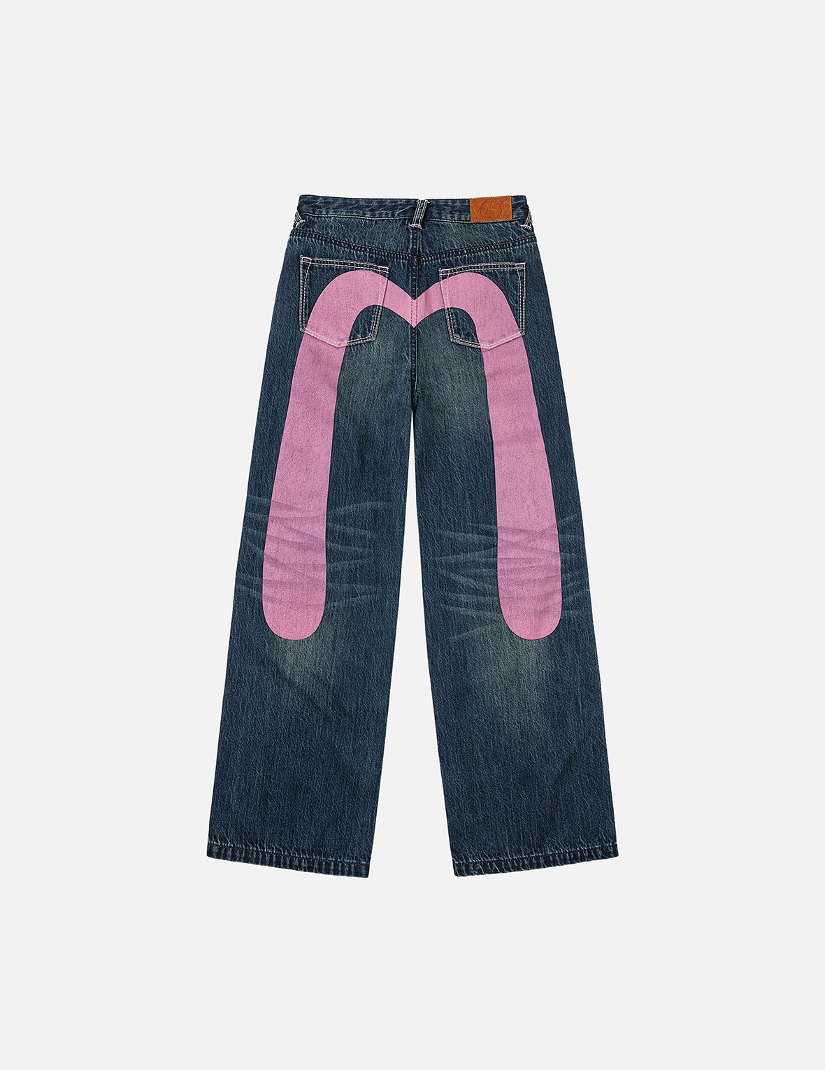 Daicock Print Straight Fit Washed Jeans – EVISU
