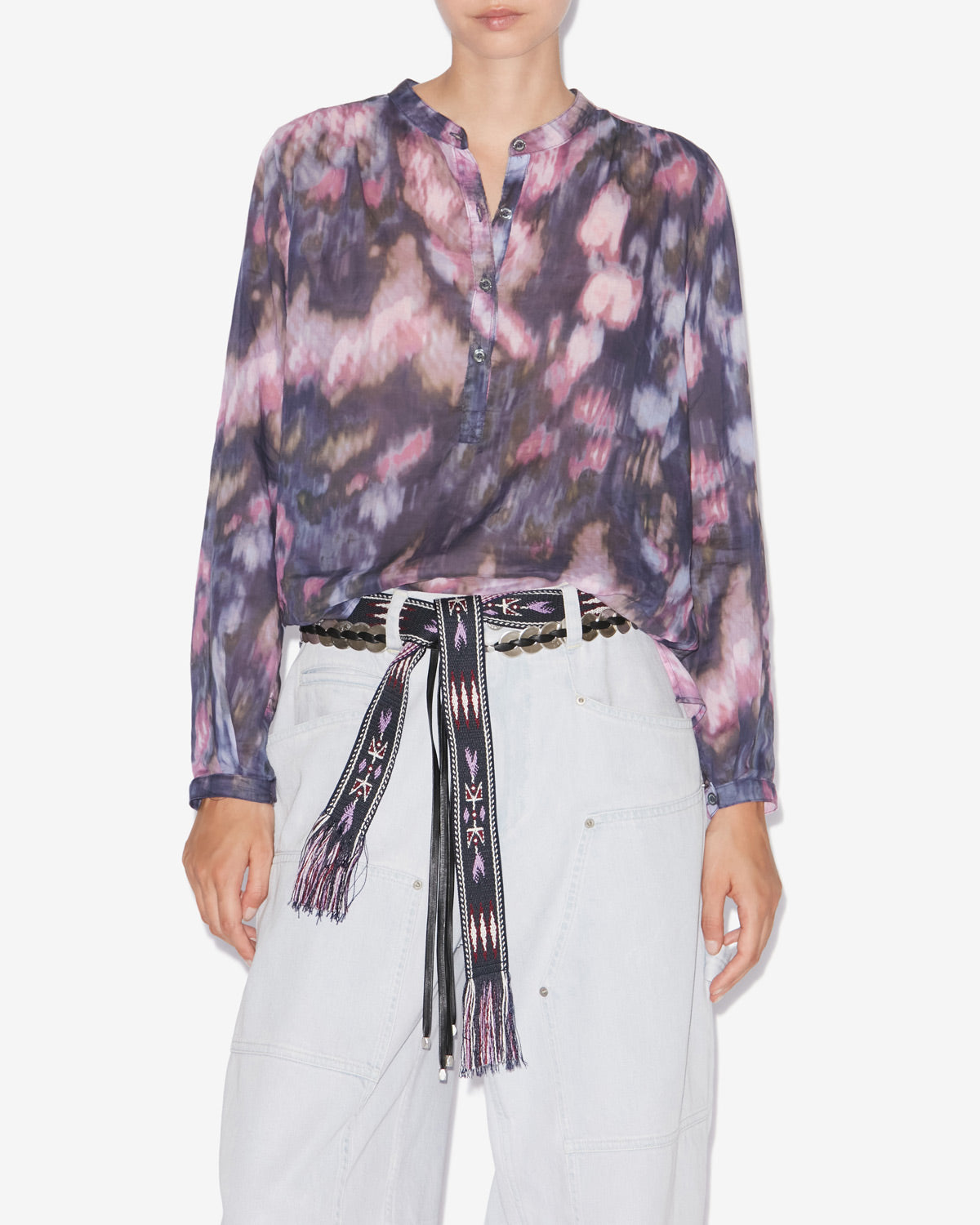 MARIA BLOUSE Woman purple-lilac | ISABEL MARANT Official online store