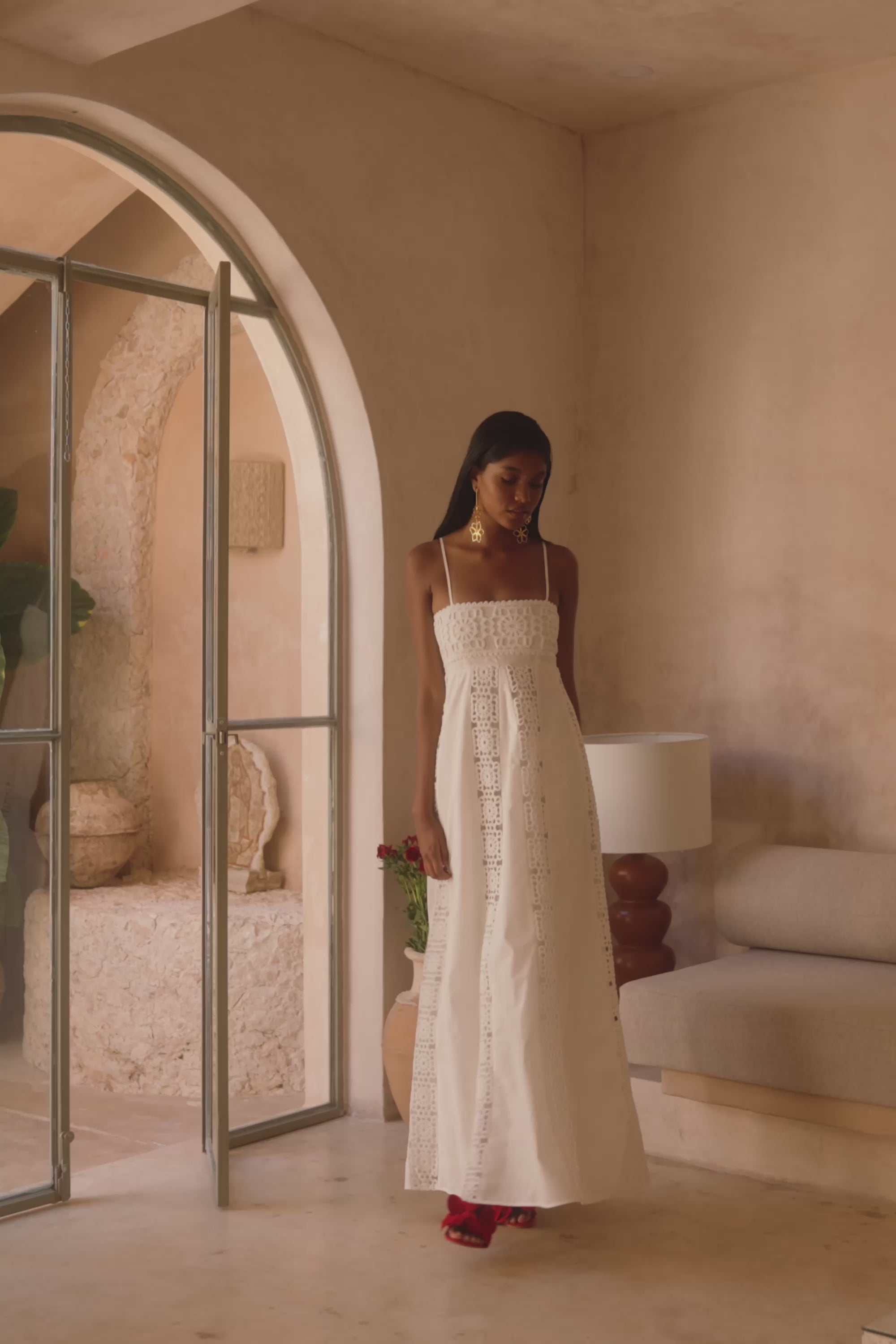 Bianca Maxi Dress - White – SABO