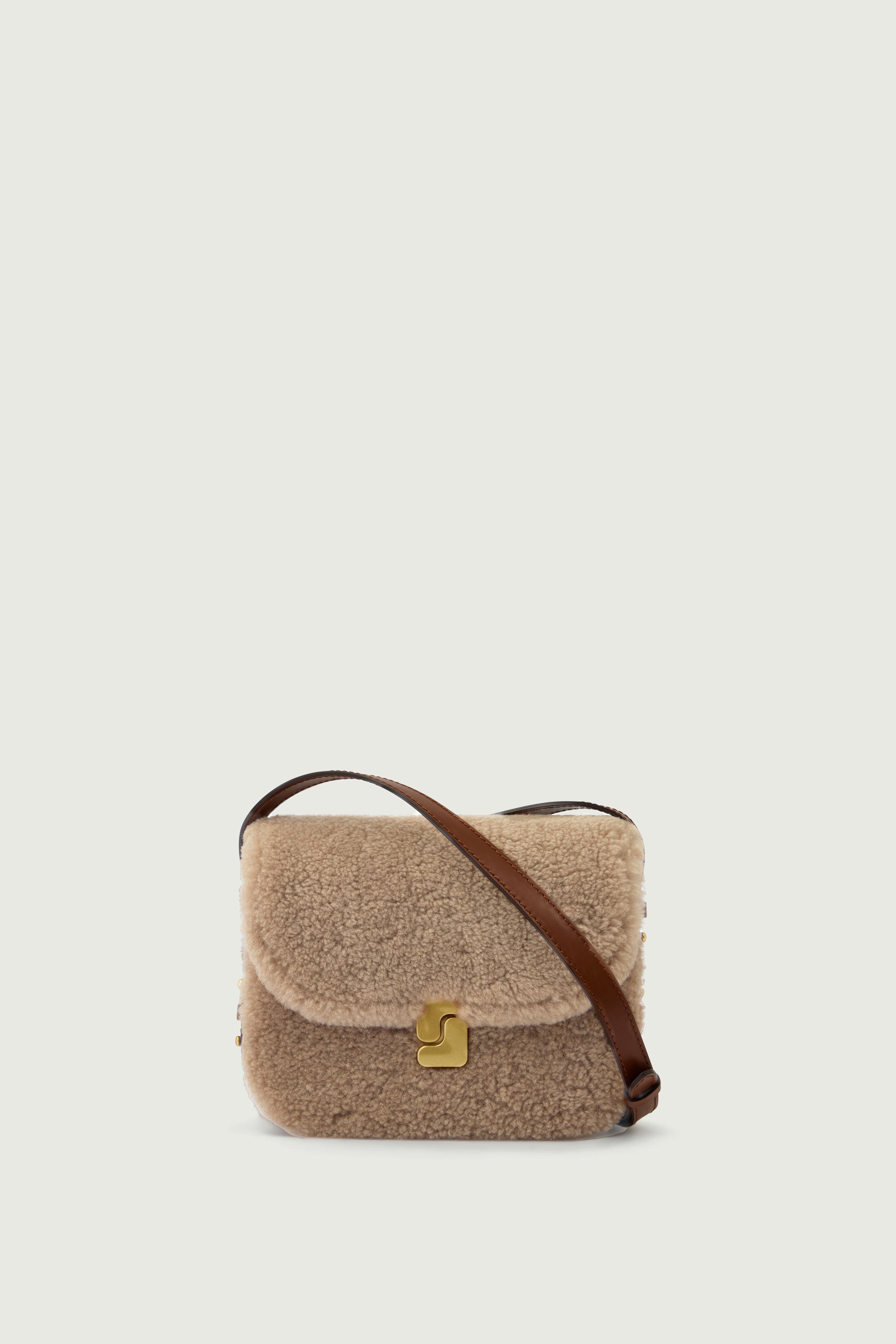 Bellissima Mini Bag - Sand/Hazelnut - Leather - Woman