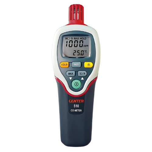 CENTER 510 一酸化炭素検知器CO計 サトテック｜CO濃度と温度を同時測定