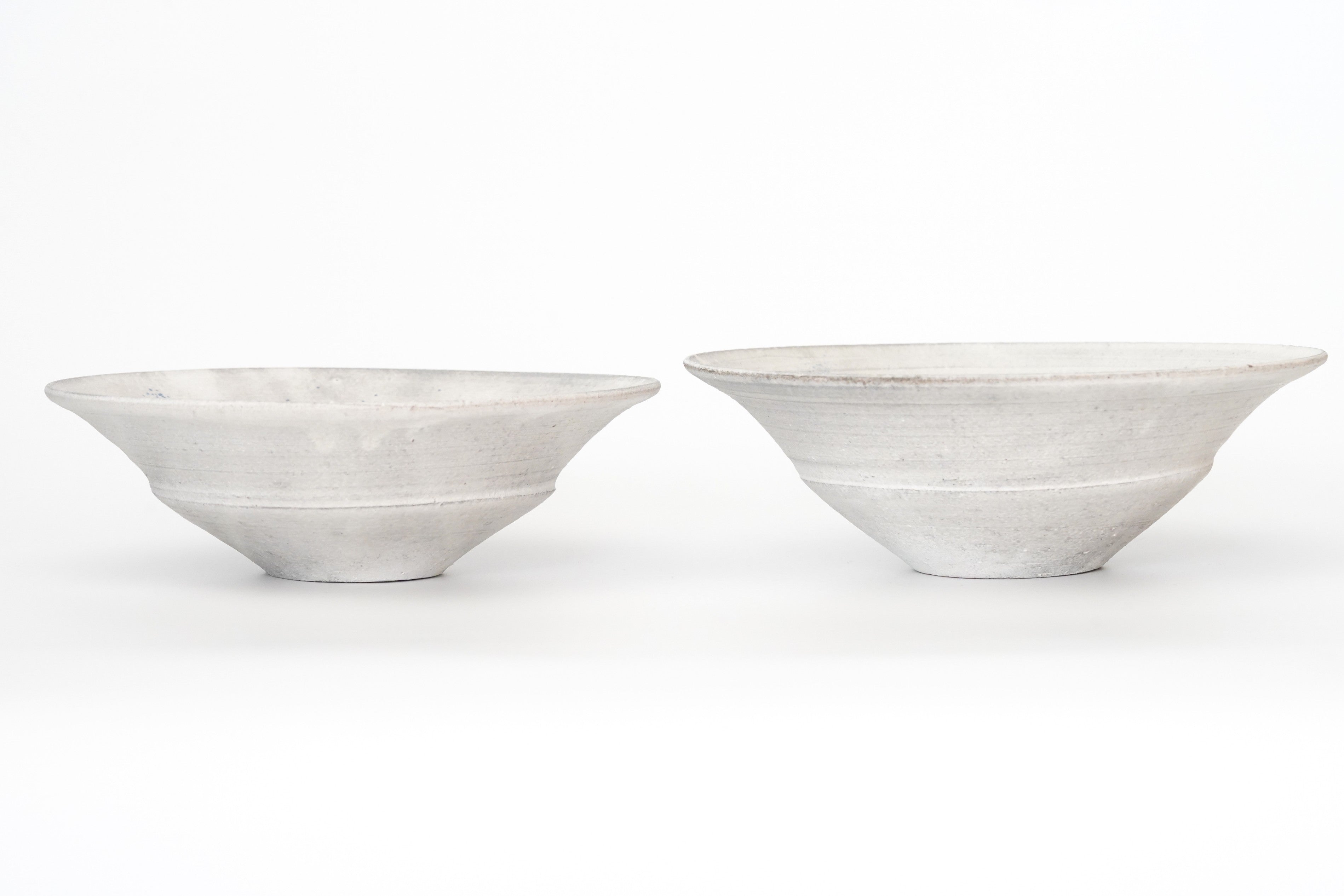 野口悦士】灰白青6寸リム鉢 – うつわ御結