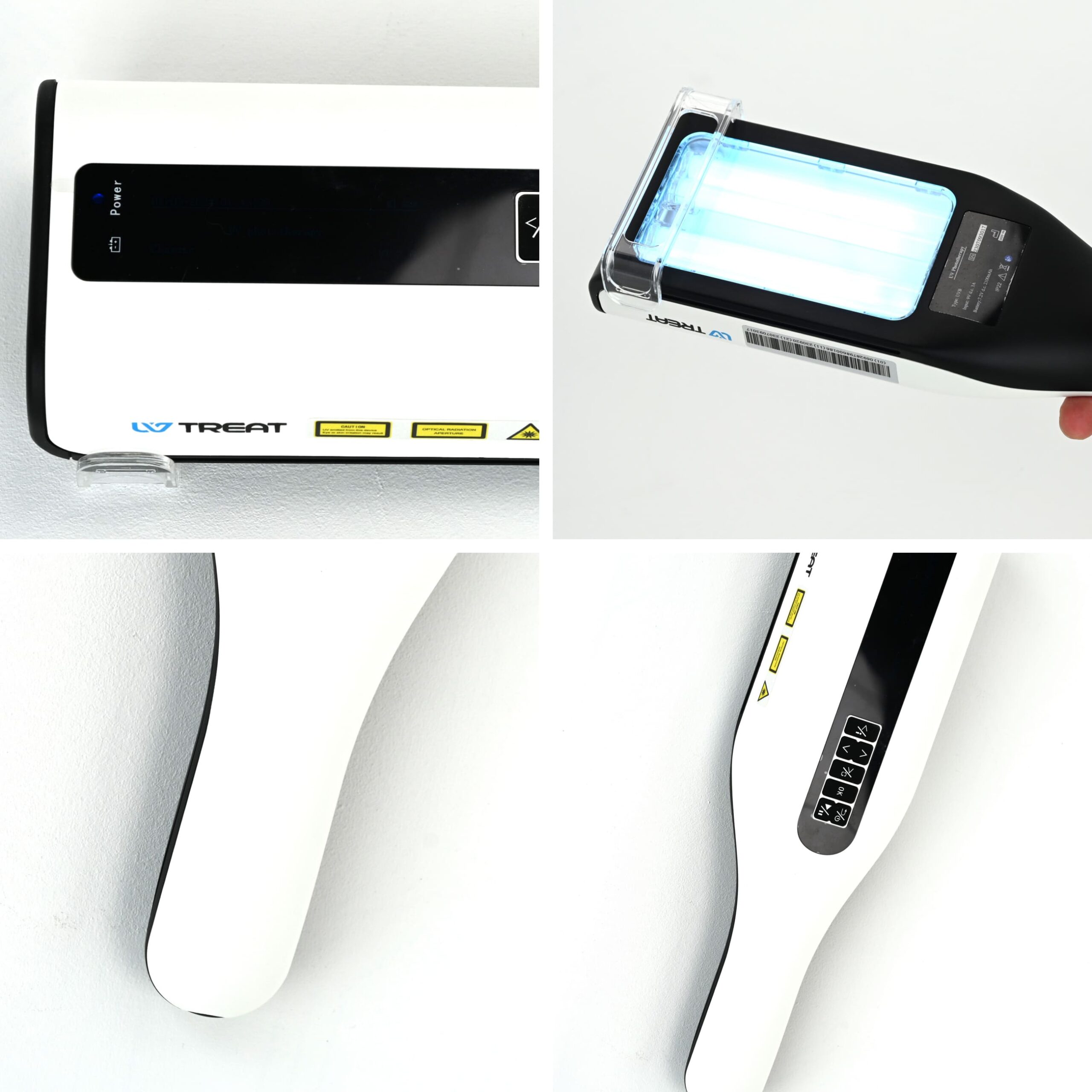UVTREAT ProMax Handheld UVB Double Lamp — Home Phototherapy Device