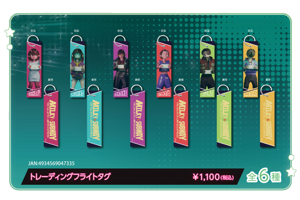 銀河特急 ミルキー☆サブウェイ 各駅停車劇場行き』“劇場版”グッズを一