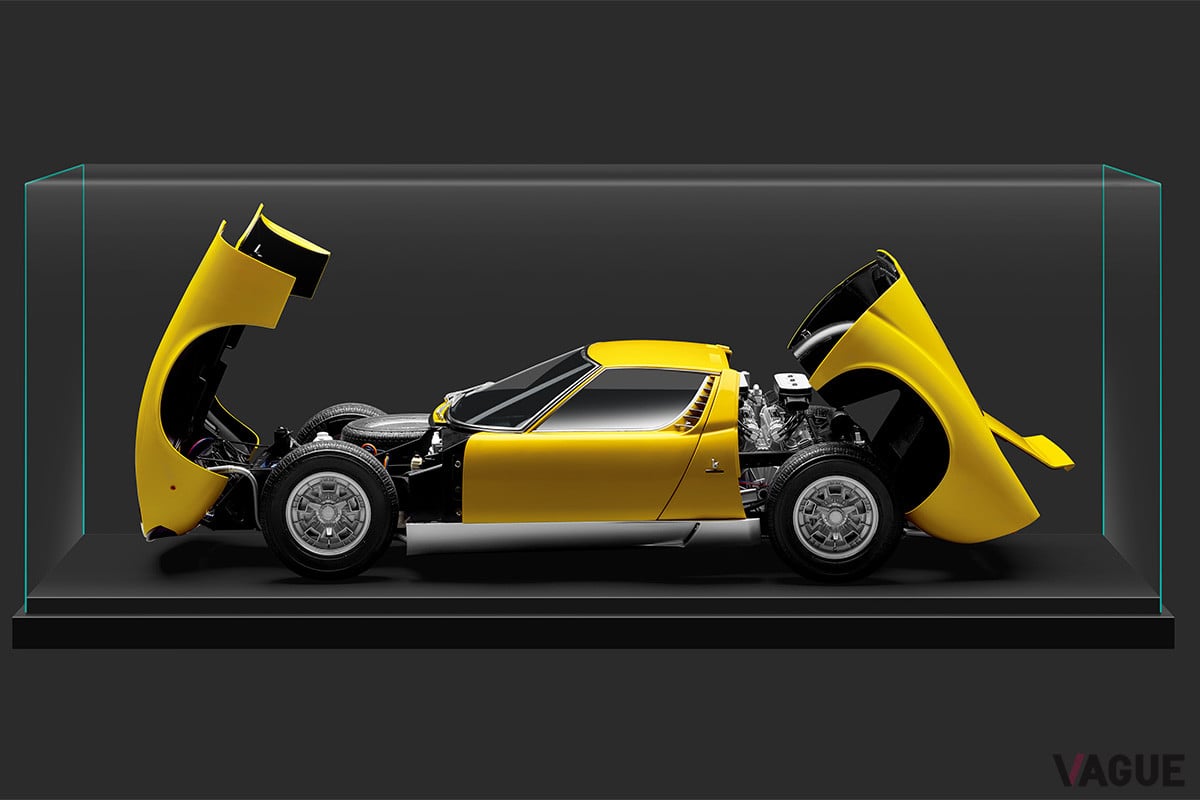 ランボルギーニ ミウラをつくる』創刊！ 完成度の高い1／8ミニカーを