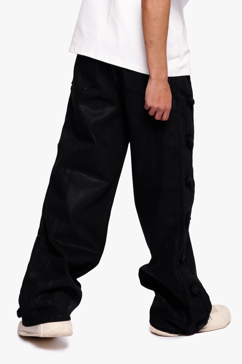 Tagged Black Waxed Baggy – Valabasas