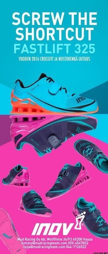 Inov-8 Fastlift 325 | ウェイトリフティングシューズ | Varuste.net