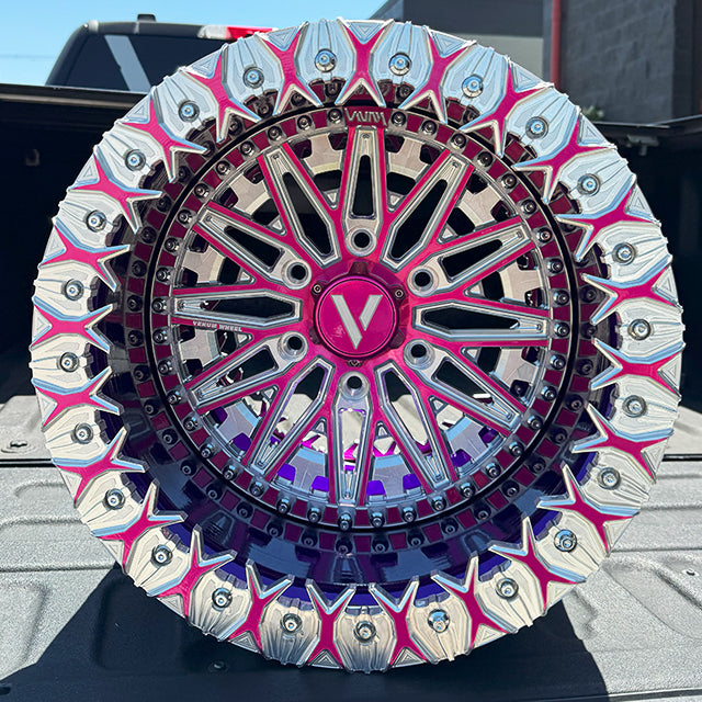 V-8 Beadlock VNM Forged Aluminum UTV Wheels For Can Am Maverick R