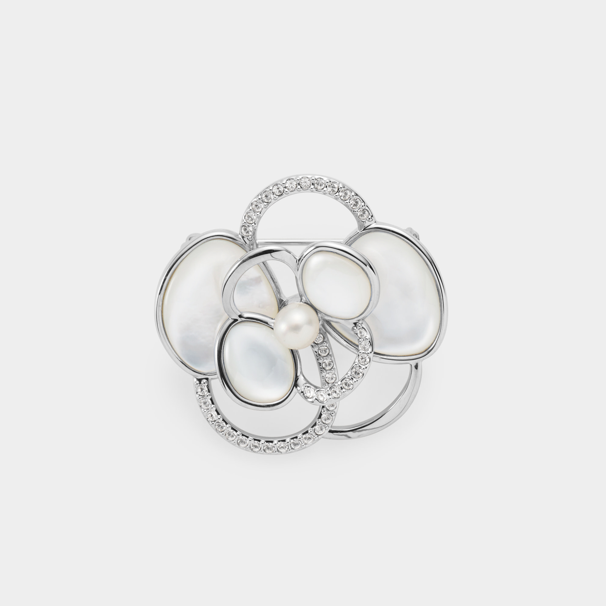 VBMV6137__PF シェル カメリア ブローチ｜ブローチ｜ヴァンドーム