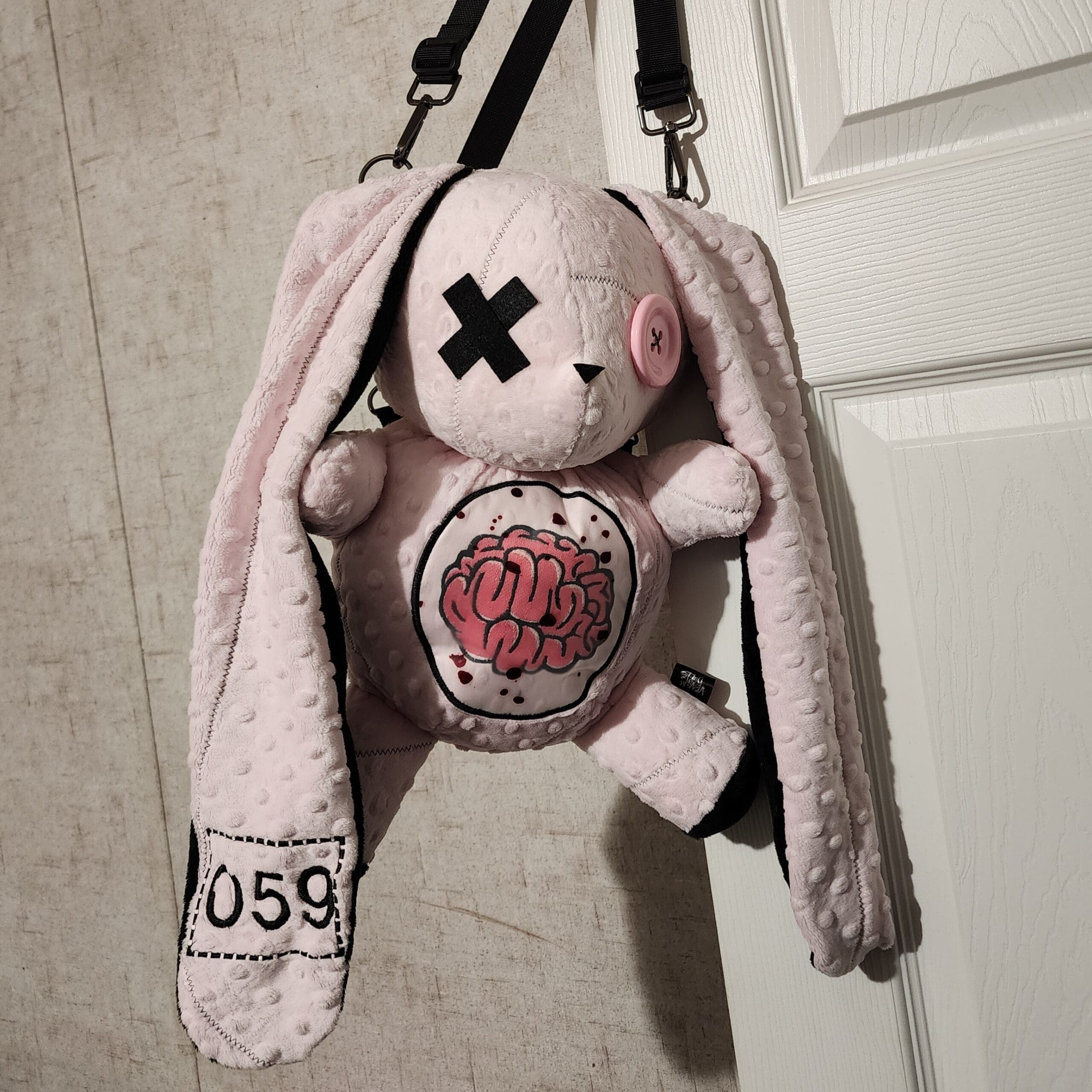 Zombie Bunny Backpack - Bubblegum #059 - Venom Doll Plushies