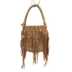 りんごバスケット かごバッグ（2024/12/26買取） - LUDLOW ラドロー