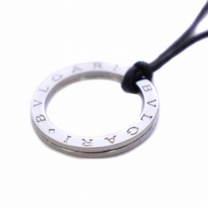 ビーゼロワン B-ZERO1 ネックレス ペンダント チャーム ロゴ 革紐