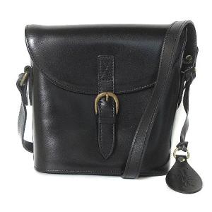 ショルダーバッグ クロスボディ レザー 本革 黒 ブラック 鞄（2024/06