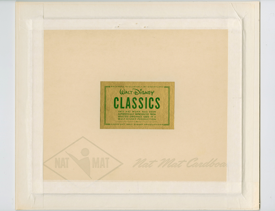 Cinderella Vintage Disneyland Lithographic Print - ID