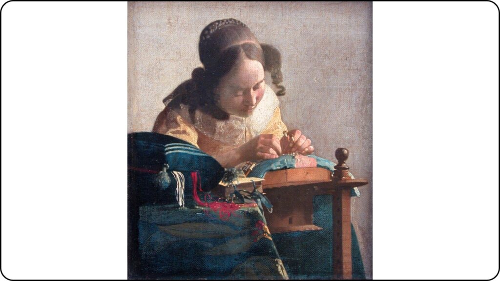 フェルメール】レースを編む女の解説【決定版】｜フェルメール全37