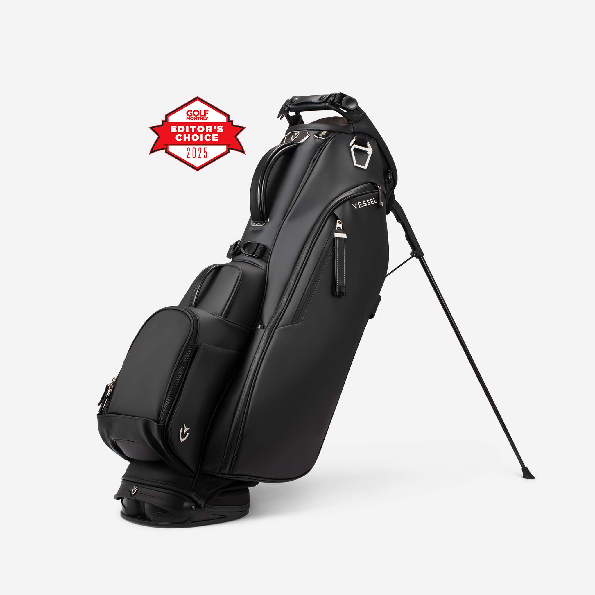 Player V Golf Stand Bag | Premium Golf Bag - Black