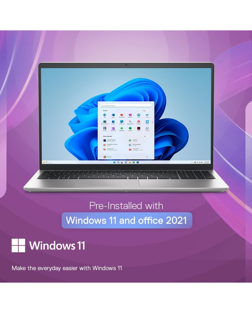 Dell Inspiron 3535 Laptop, AMD Ryzen R3-7320U, 8GB, 512GB, 15.6