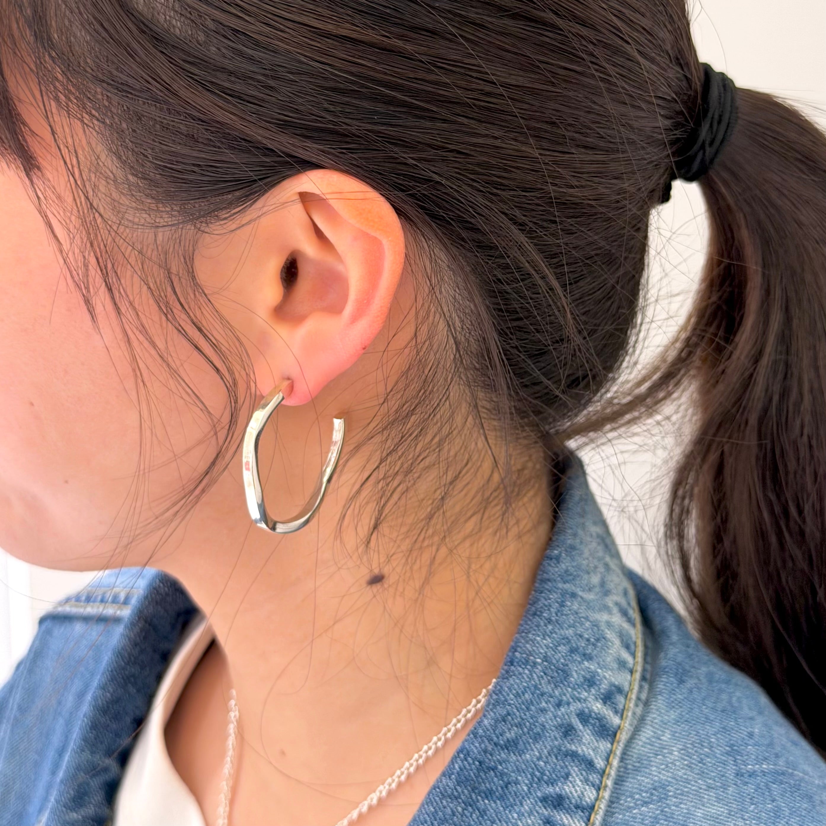 Silver925 Hoop pierce 2 – Biju mam