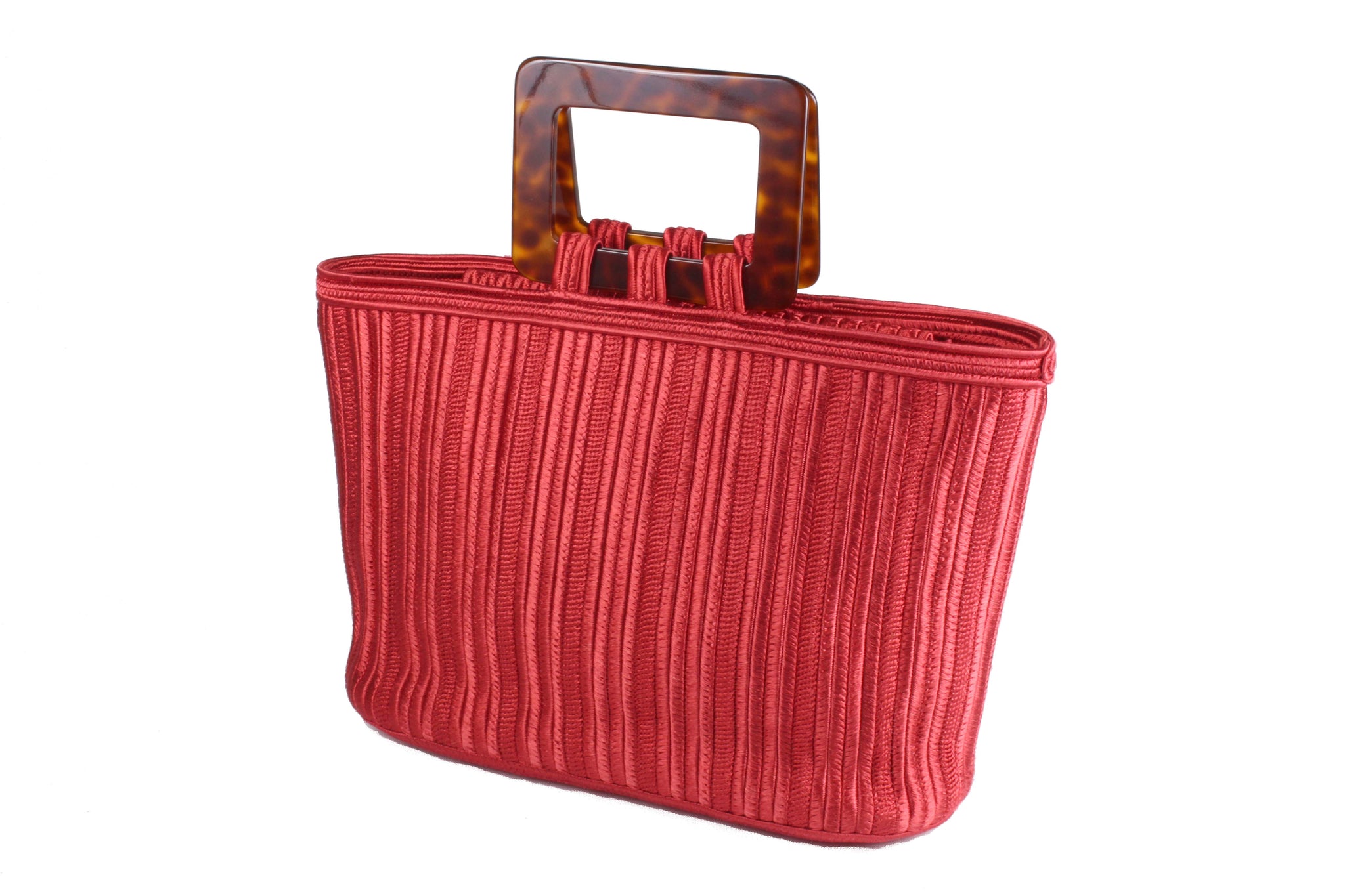 YVES SAINT LAURENT Ribe Gauche red passementerie bag – Vintage Carwen