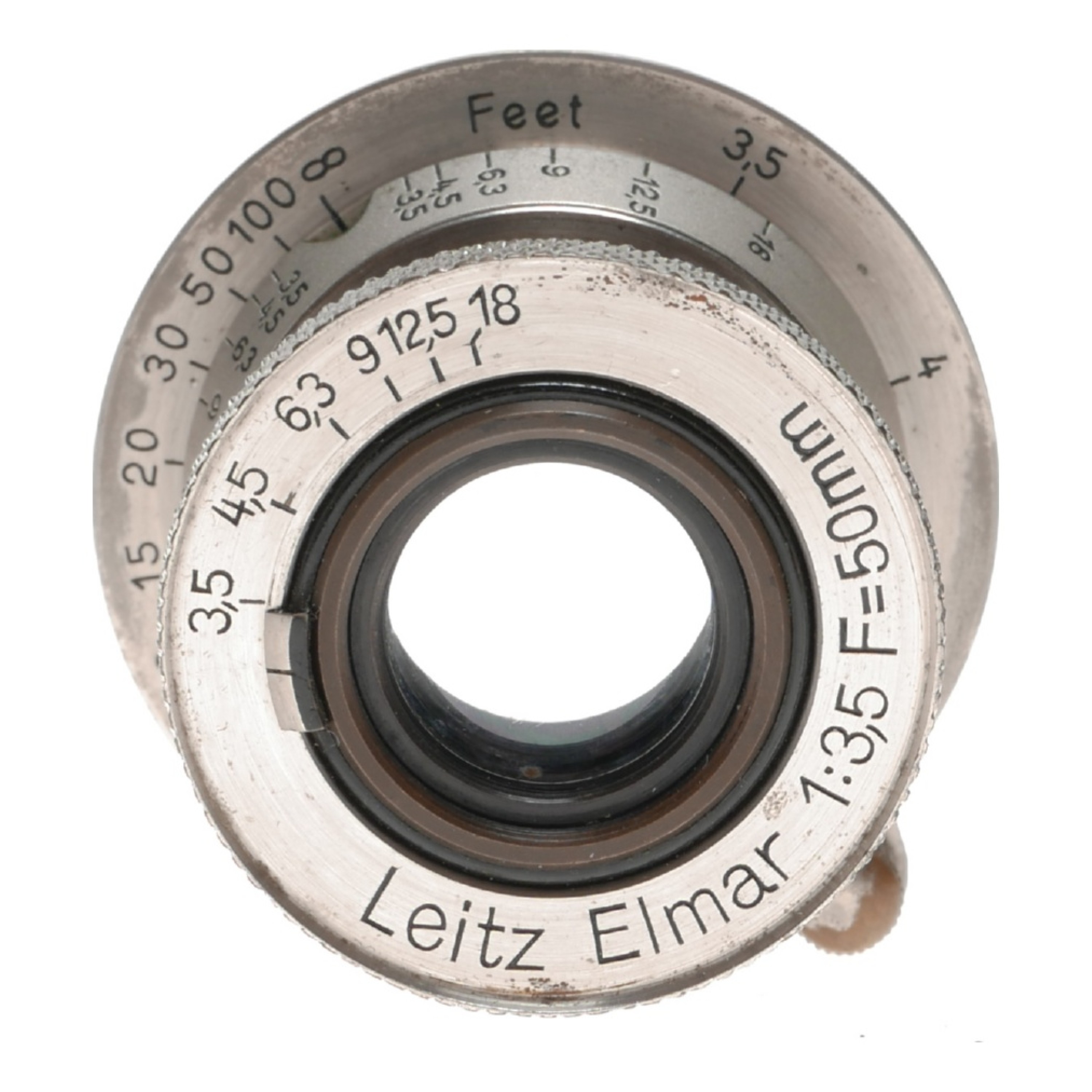 Leitz Elmar 1:3.5 F=50mm SM Leica camera lens rare in bakelite