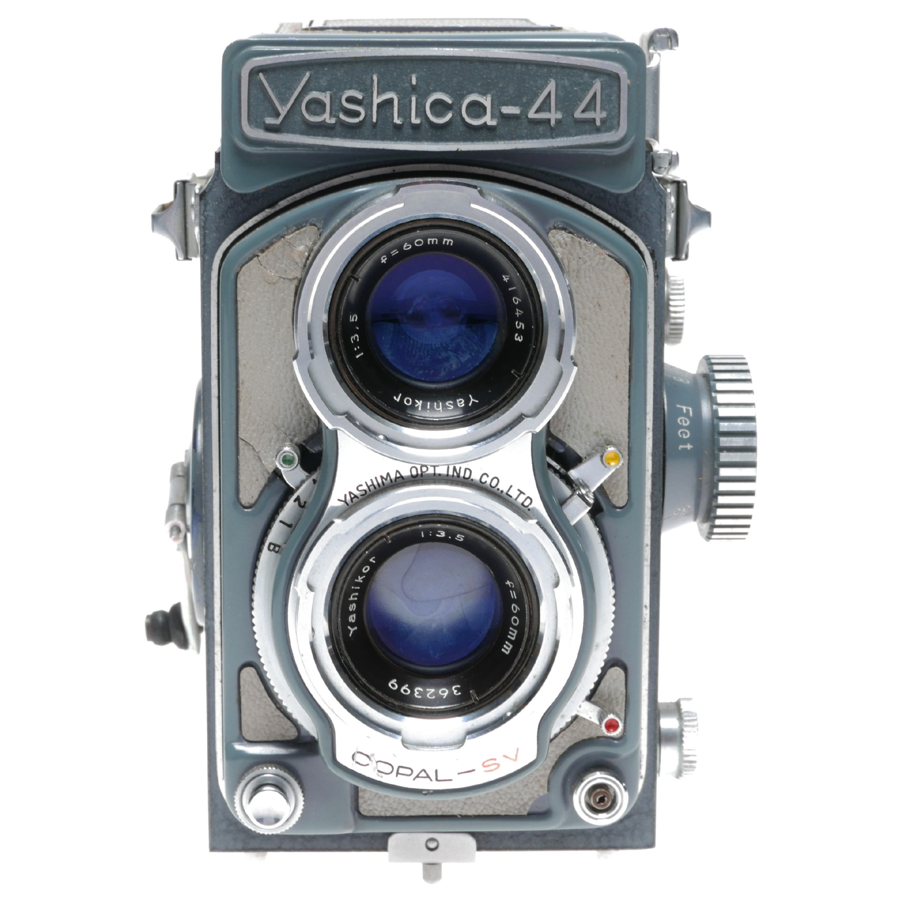 Yashica-44 Baby 4x4 TLR Roll film Camera Yashikor 3.5/60mm Lens