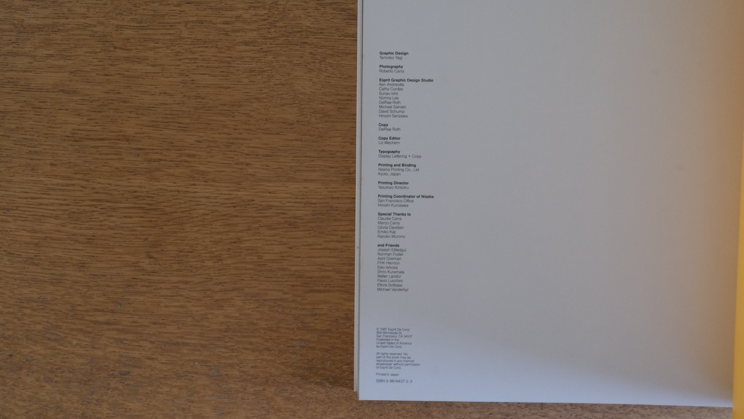 絶版・希少】ESPRIT'S GRAPHIC WORK 1984–1986 八木保／ファッション