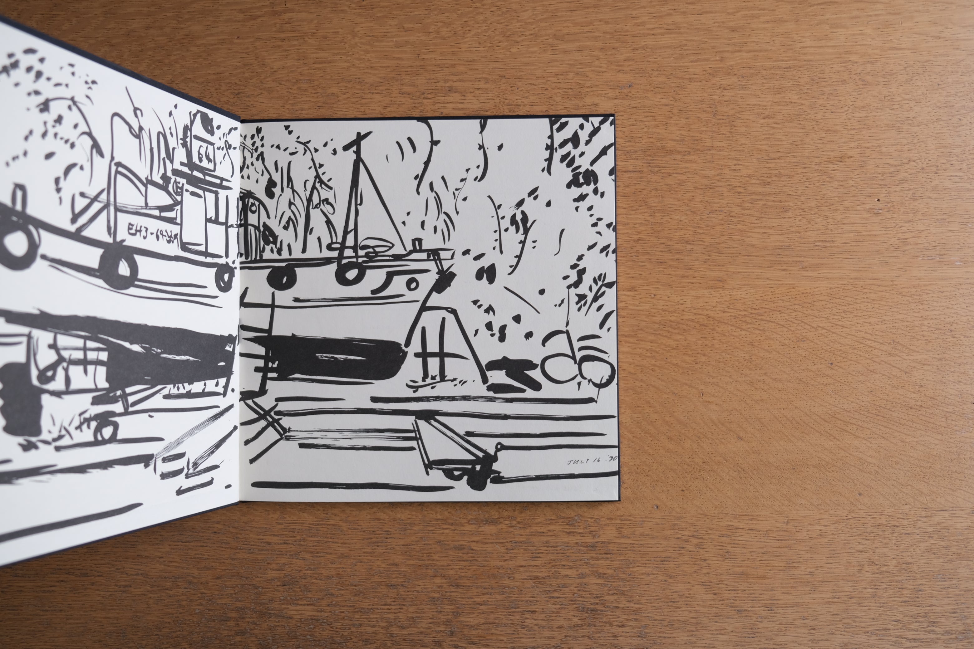 SHINRO OHTAKE SHIPYARD WORKS 1990｜大竹伸朗 宇和島造船所スケッチ