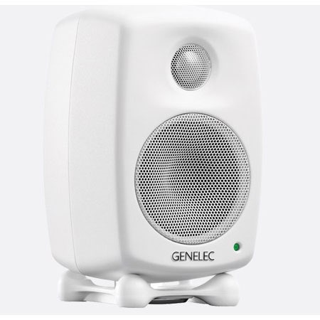 Genelec 8010A 2-Way Active Studio Monitor - White, Single