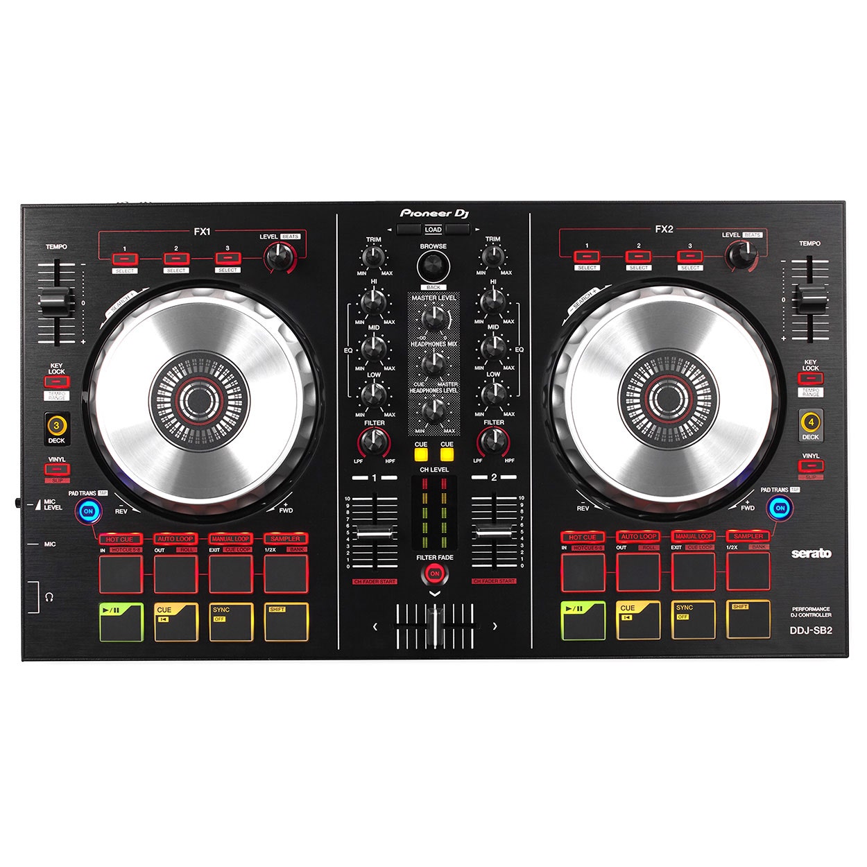 Pioneer DDJ-SB2 Compact Serato DJ Controller - Vintage King