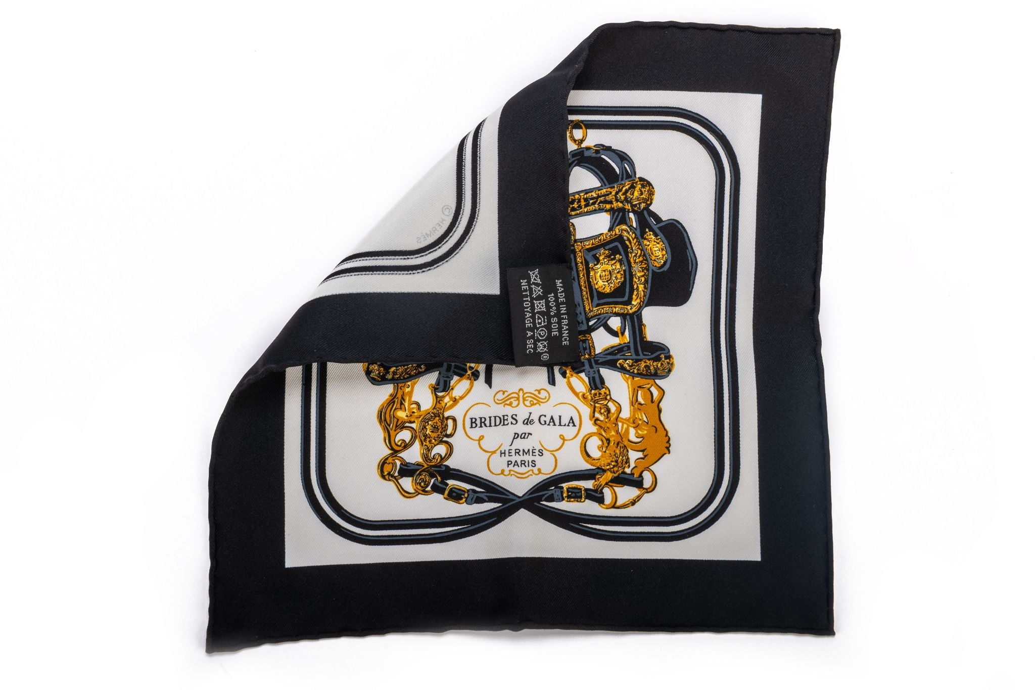Hermes Brides De Gala Mini Silk Scarf 8