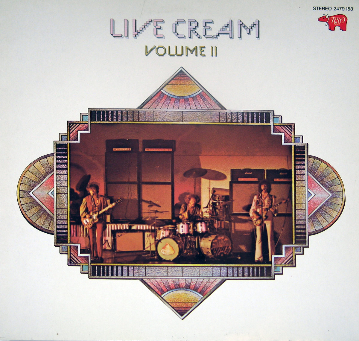 CREAM - Live Cream Volume II: Electrifying 1972 Vinyl LP on RSO
